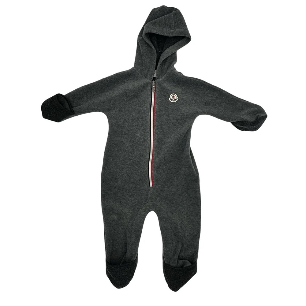 Cozy Gray Kids One Piece fleece